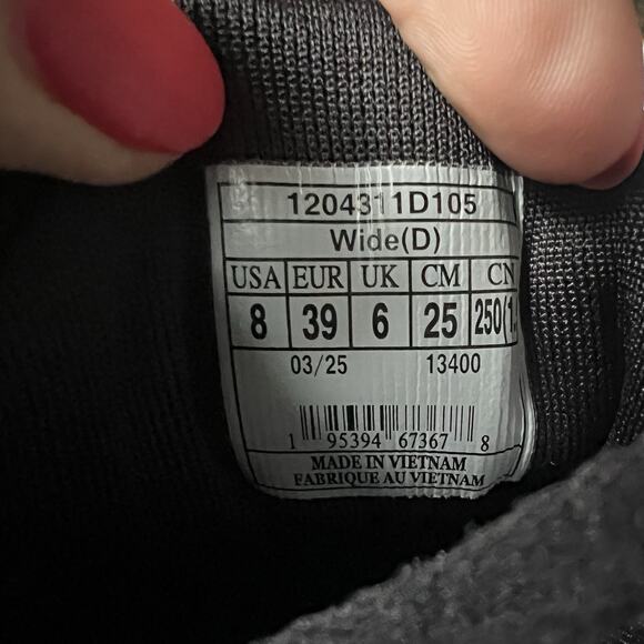 Brooks Ghost 17 Wide White Black Rose Gold Women's 8 Road Running Shoes Sneakers - Picture 4 of 16